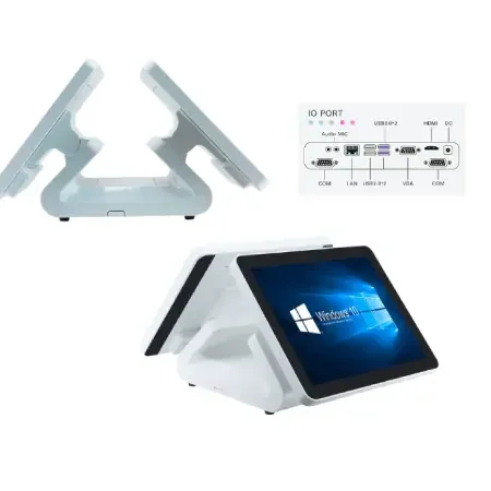 wxpos6 15 inch touch pos terminal front view