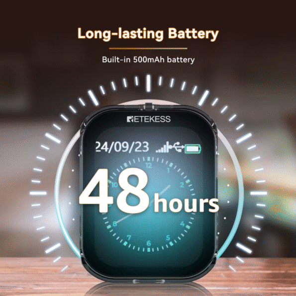 Smart Watch Touch Screen Bi-directional Calling Pager Receiver -TD113A-2