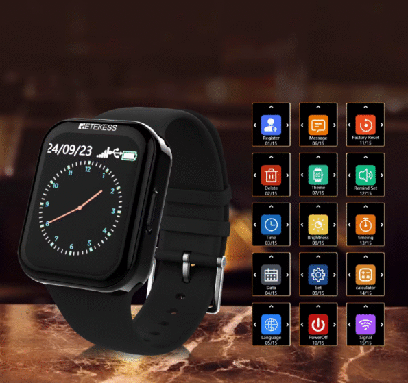 Smart Watch Touch Screen Bi-directional Calling Pager Receiver -TD113A-3_1